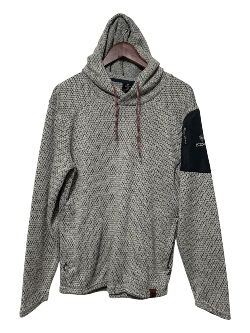 King’s Camo Pullover Hoodie Men’s Medium Outdoor Hiking Textured Hunting Camping